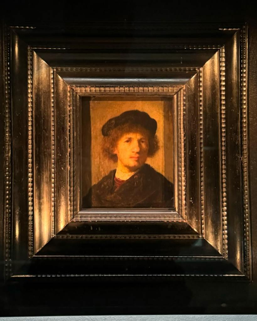 Rembrandt Harmensz. van Rijn (1606 -1669), Self-Portrait, 1630,  Oil on copper, 15,5 x 12 cm, Nationalmuseum, Stockholm 