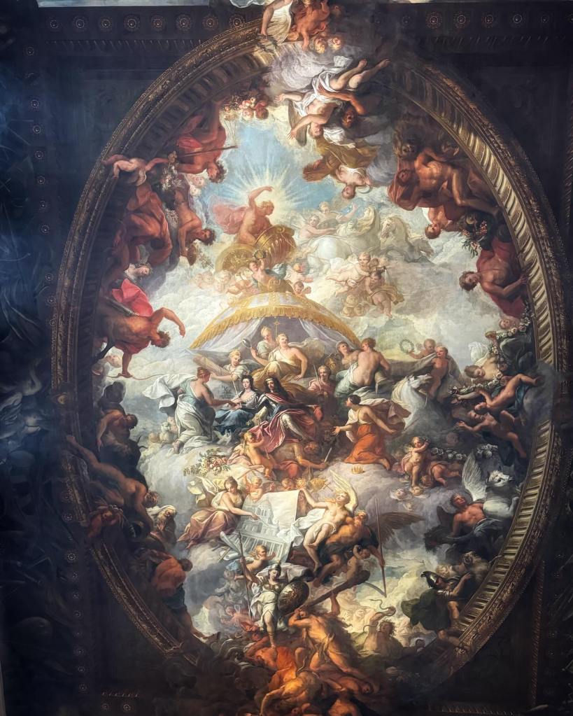 James Thornhill's Painted Hall in the Royal Naval Hospital in Greenwich