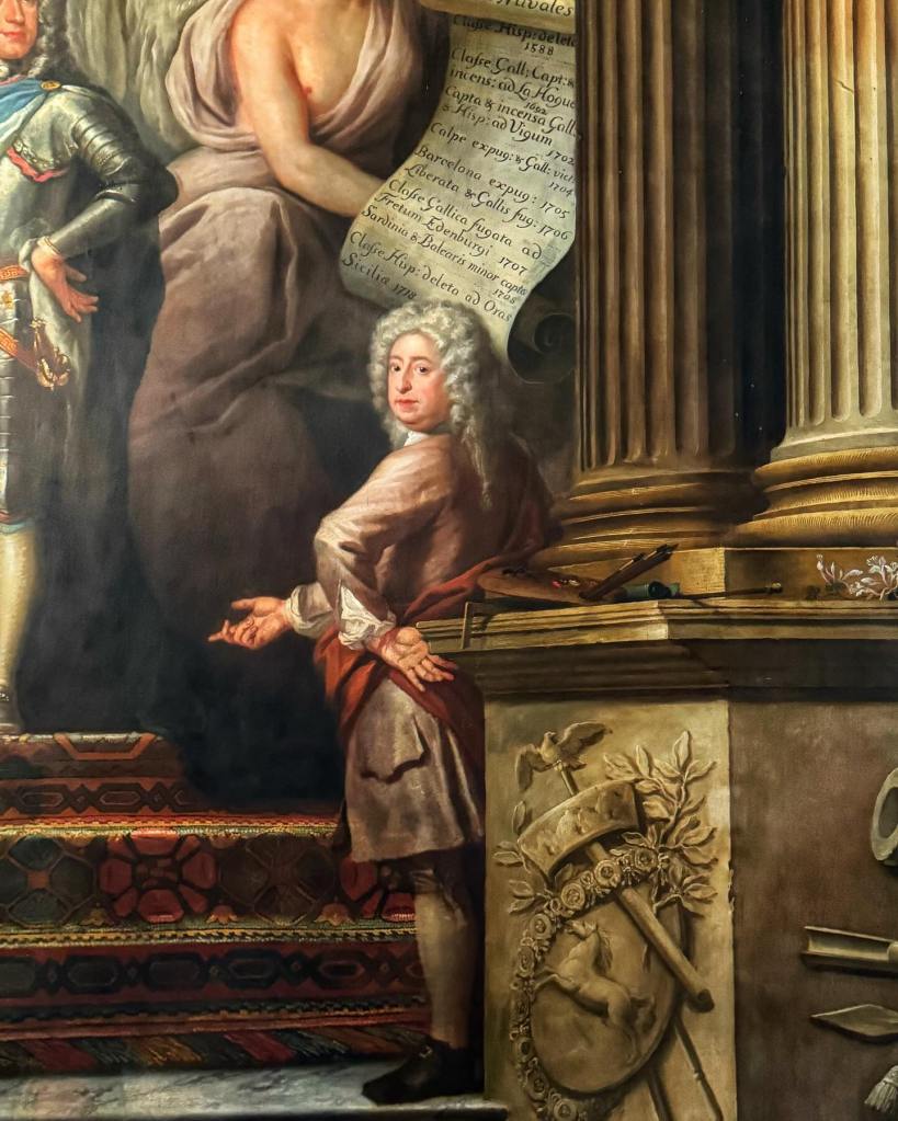 James Thornhill's Painted Hall in the Royal Naval Hospital in Greenwich