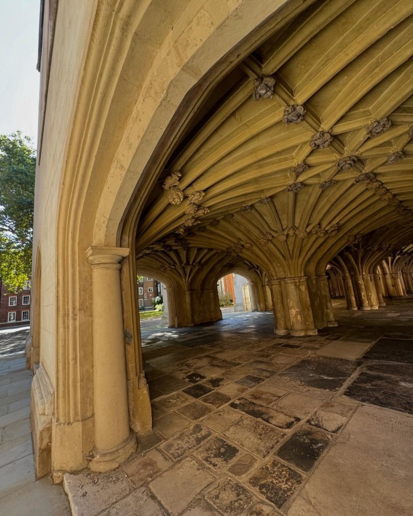 The undercroft of Lincoln’s Inn Chapel, London.
