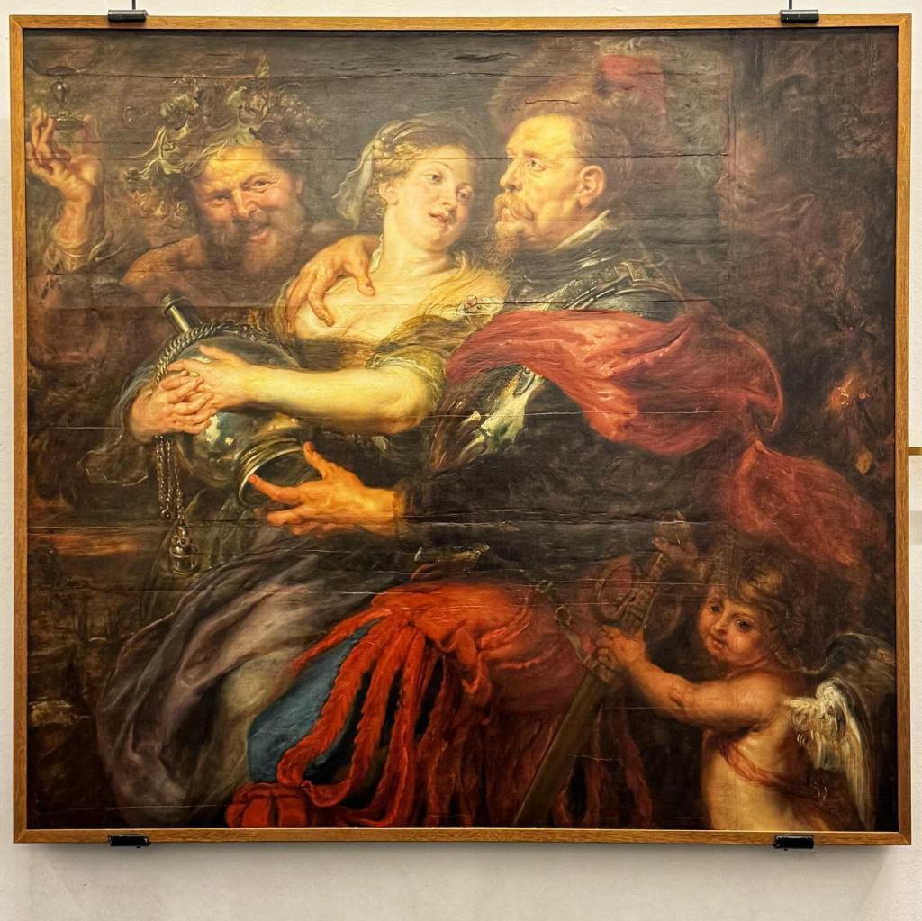Peter Paul Rubens (1577 - 1640), Venus and Mars, Oil on panel, 133 x 142 cm, Palazzo Bianco, Genoa