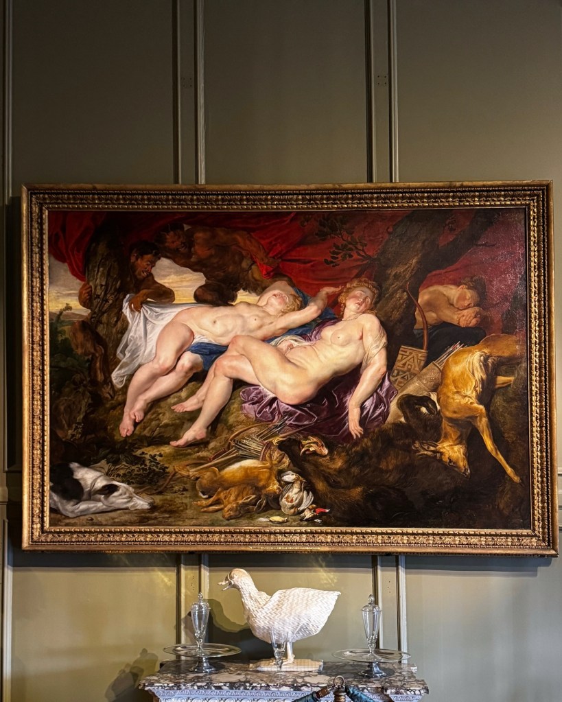 Peter Paul Rubens (1577-1640),’Diana and her Nymphs Spied upon by Satyrs, c.1616, Oil on canvas, 203 x 309.6 cm, Hampton Court Palace, Richmond upon Thames, Greater London