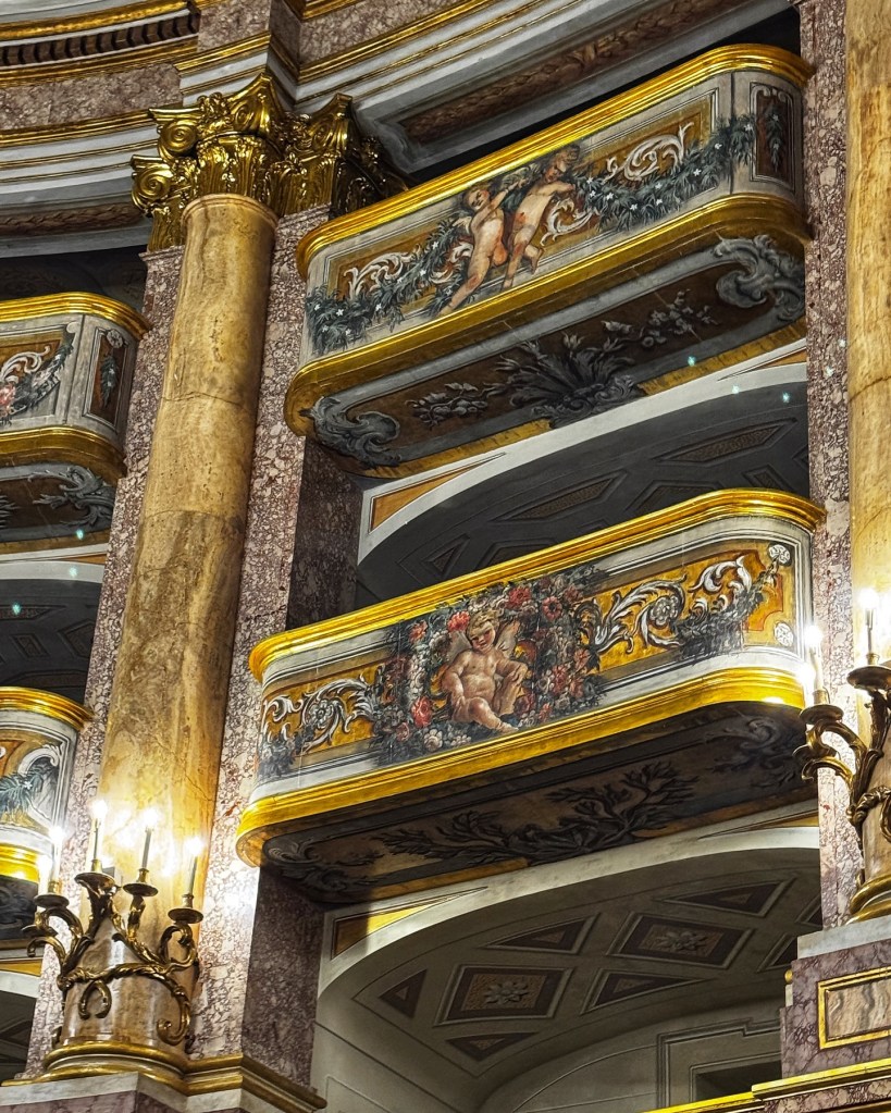 The Court Theatre of the Royal Palace of Caserta.