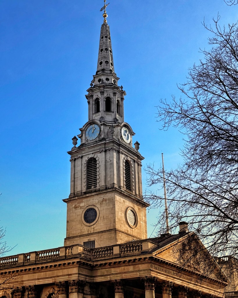 St Martin-in-the-Fields, London.
