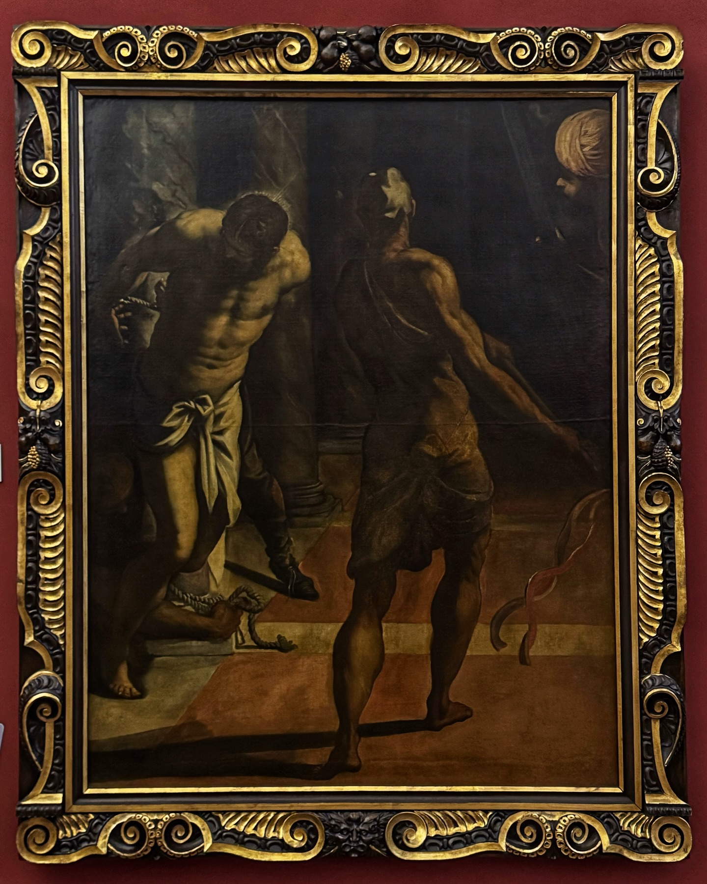 Jacopo Robusti called Jacopo Tintoretto (1518-1594), The Flagellation of Christ, 1555, Oil on canvas, 162.3 × 126.4cn, the Prague Picture Gallery Jacopo Robusti called Jacopo Tintoretto (1518-1594), The Flagellation of Christ, 1555, Oil on canvas, 162.3 × 126.4cn, the Prague Picture Gallery