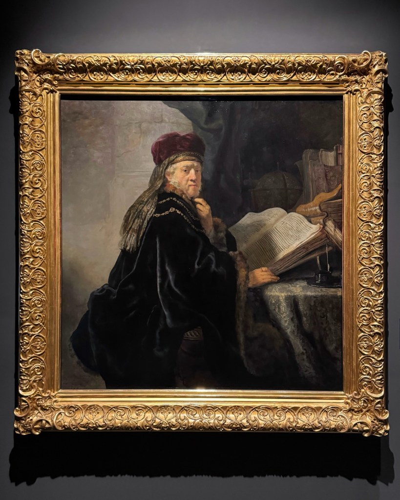 Rembrandt Harmensz. van Rijn (1606–1669), ‘A Scholar in His Study’, 1634, Oil on panel, 105 × 76 cm, Sternberg Palace, Prague