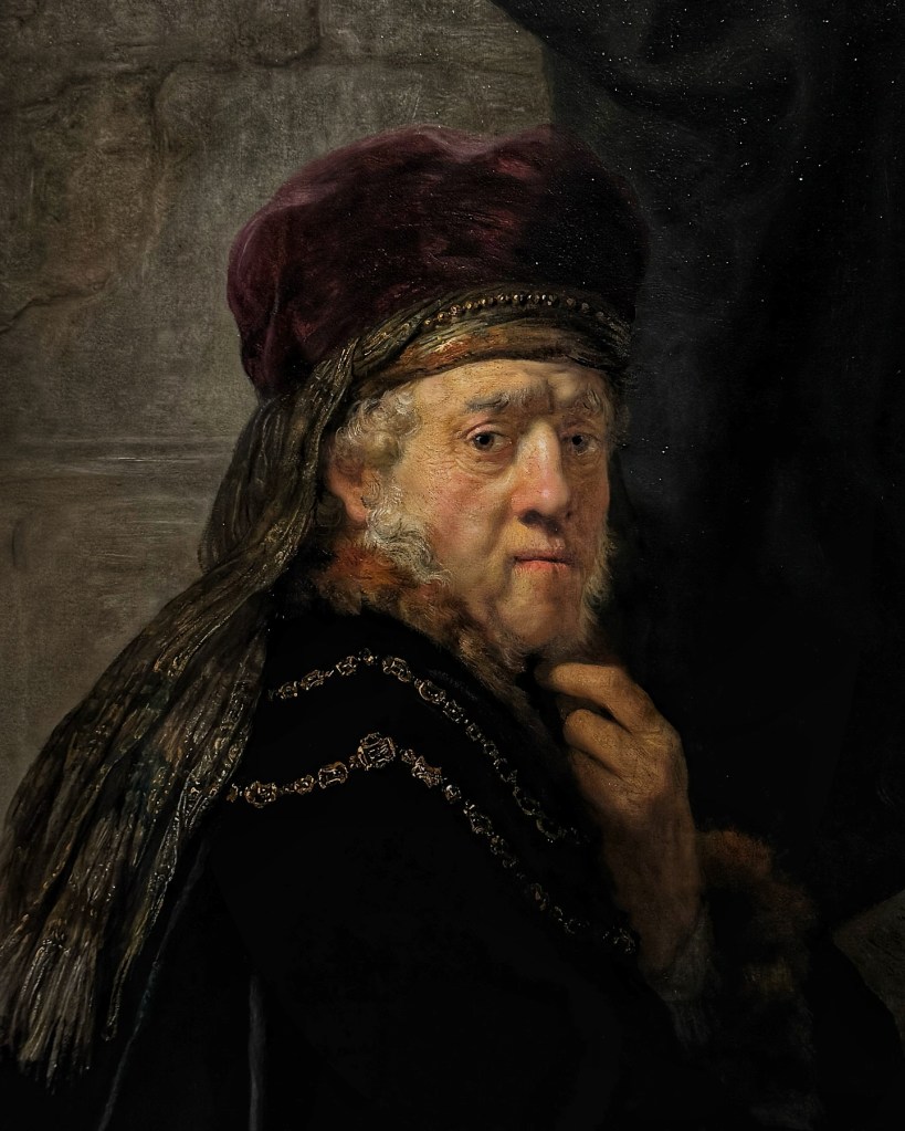 Rembrandt Harmensz. van Rijn (1606–1669), ‘A Scholar in His Study’, 1634, Oil on panel, 105 × 76 cm, Sternberg Palace, Prague