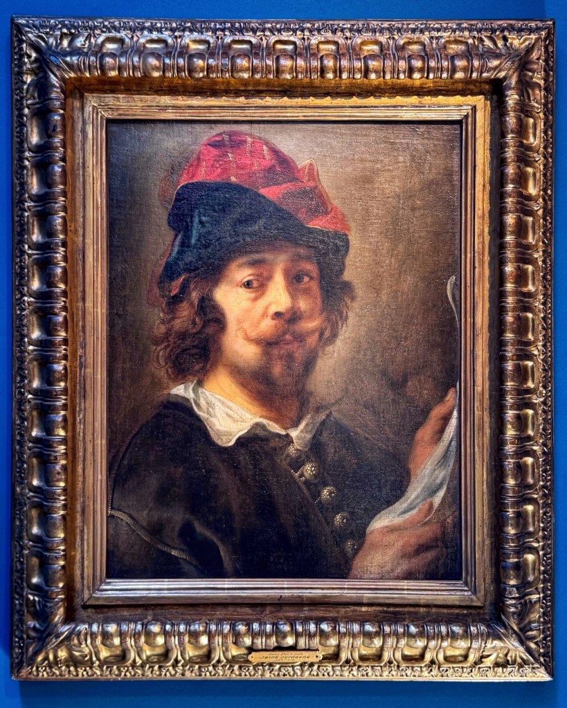 Jacob Jordaens (1593–1678), Portrait of the Artist, Bust-Length, in a Cap, 1640s?, Oil on canvas, 56.2 x 46.7 cm, Christie’s, Old Masters Evening Sale, London, 1 July 2025