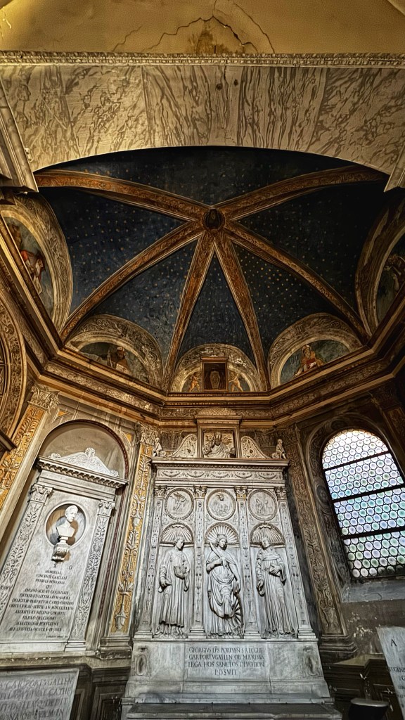 The Costa Chapel (also known as the Chapel of Saint Catherine), c. 1505, Basilica of Santa Maria del Popolo, Rome.