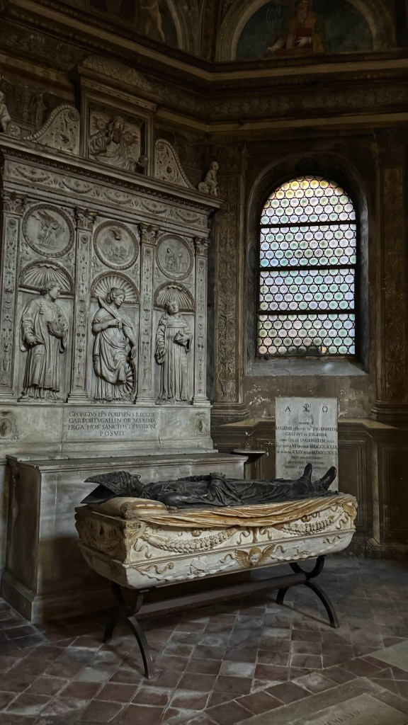 Giovanni di Stefano (active c. 1450–1506), Tomb of Cardinal Pietro Foscari, c. 1480, Marble, Costa Chapel (Chapel of Saint Catherine), Basilica of Santa Maria del Popolo, Rome