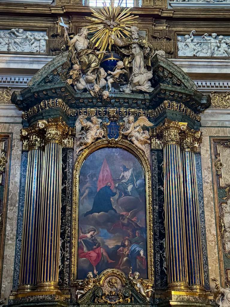 Giovanni Battista Gaulli, called Baciccio (1639–1709), Frescoes of the Nave Vault and Dome, 1672–1685, Fresco and stucco, Chiesa del Santissimo Nome di Gesù (Church of the Gesù), Rome