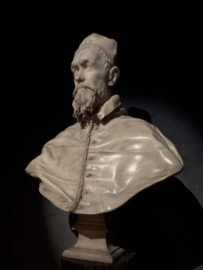 Gian Lorenzo Bernini (1598–1680), Bust of Pope Innocent X, c. 1650, Marble, Height 80 cm, Galleria Doria Pamphilj, Rome