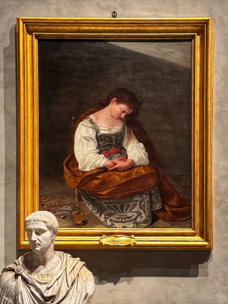 Michelangelo Merisi da Caravaggio (1571–1610), Penitent Magdalene, c. 1594–1595, Oil on canvas, 122 × 98 cm, Galleria Doria Pamphilj, Rome